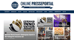 Desktop Screenshot of online-presseportal.com